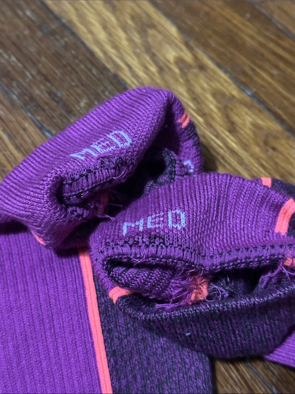 Bombas Purple Compression Socks, Women’s Medium (8-10.5)
